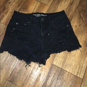 American Eagle Black Shorts